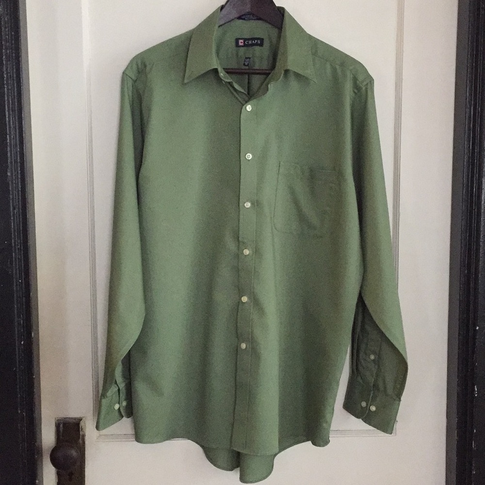 Chaps Classic Fit Twill Button Down Shirt